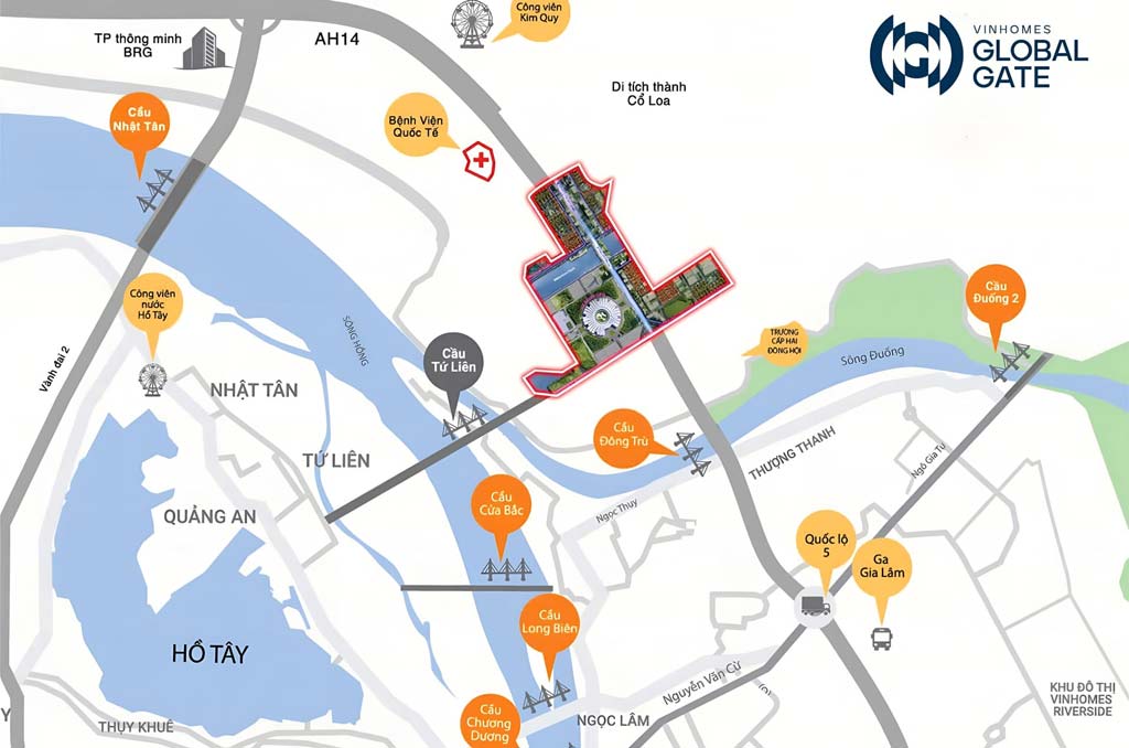 Vị trí vàng đắc địa